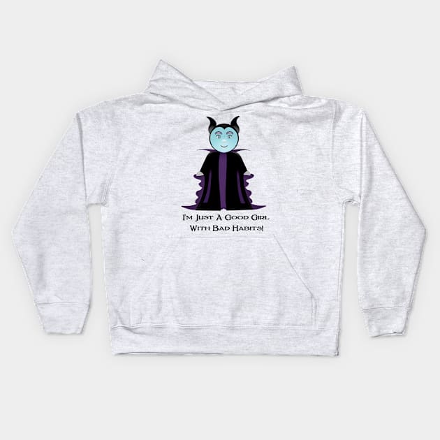 Scary Fairy Kids Hoodie by ShoelaceCreative